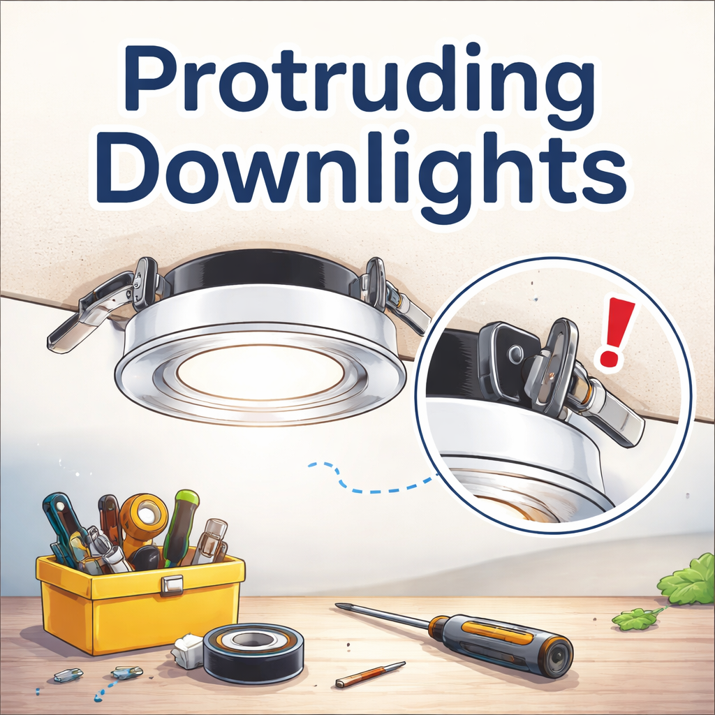 How to Fix Protruding Downlights Easily